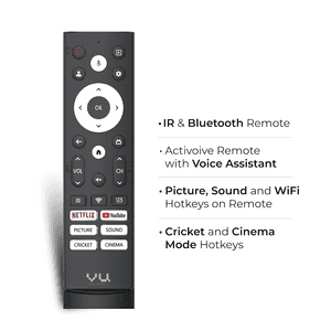 VU GloQLED Series 4K QLED Smart Google TV | 139cm (55 inches) | 55GLOQLED25