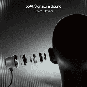 boAt Rockerz 210 ANC | Active Noise Cancellation | Black