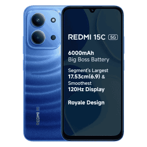 Redmi 15C 5G | 6 GB | 128GB | Moonlight Blue
