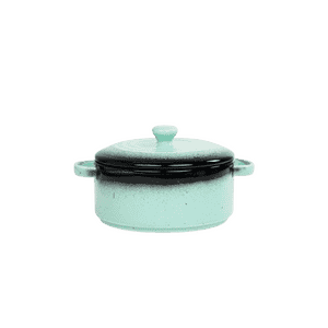 Vola Prisma Fine Porcelain Round Casserole | 12 cm | Mint Green