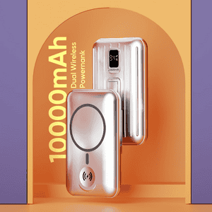 iGear MagCharge Pro power bank | 10000mah with quad output of Type-C Output 20W | USB-22.5WPD | 15W Wireless Output