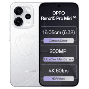 Oppo Reno15Pro mini 5G | 12GB | 256GB | Glacier White