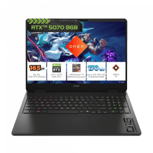 HP Omen  Gaming Laptop | AMD Ryzen 9 8940HX | 24GB DDR5 | 1TB SSD | 8GB RTX 5070 | Black | 16-ap0182AX