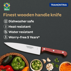 TRAMONTINA Polywood Stainless Steel Chef Knife | 15.2cm (6") | Knife
