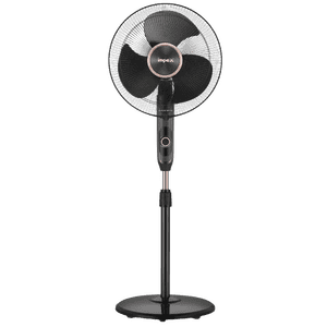 Impex BLDC Pedestal Fan | 400 mm | Black | eN Booster PF HS Black