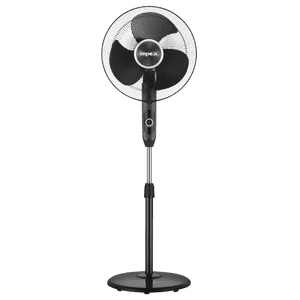 Impex BLDC Pedestal Fan | 400mm | Black | eN Save 29 PF Black