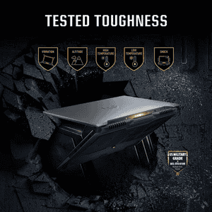 Asus TUF Gaming F16 Gaming Laptop | Intel Core 5 Processor 210H | 16 GB | 512 GB SSD | 6 GB GDDR6 NVIDIA GeForce 3050 | Mecha Gray | FX607VJB-RL179WS