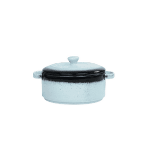Vola Prisma Fine Porcelain Round Casserole Set | 12 cm | Ice Blue