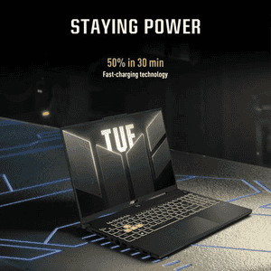 Asus TUF Gaming F16 Gaming Laptop | Intel Core 5 Processor 210H | 16 GB | 512 GB SSD | 6 GB GDDR6 NVIDIA GeForce 3050 | Mecha Gray | FX607VJB-RL179WS