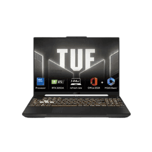 Asus TUF Gaming F16 Gaming Laptop | Intel Core 5 Processor 210H | 16 GB | 512 GB SSD | 6 GB GDDR6 NVIDIA GeForce 3050 | Mecha Gray | FX607VJB-RL179WS