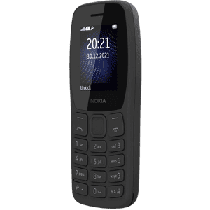 Nokia 105 Classic Keypad Phone | Single SIM | Without Charger | Charcoal