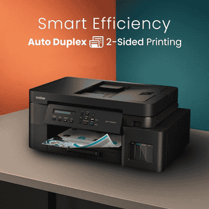 Brother WiFi Ink Tank Printer | Copy with Auto Duplex | Black | DCP-T830DW