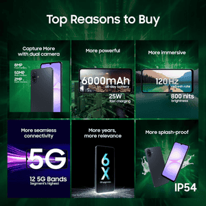 Samsung Galaxy A07 5G | 4GB | 128GB | Black