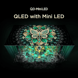 TCL 4K Ultra HD Smart QD-Mini LED Google TV | 139 cm (55 inches) | Black | 55C6K