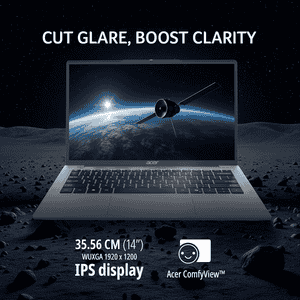 Acer Aspire 14 13th Gen Intel Core i7-13620H Thin and Light Laptop | 16 GB | 512 GB | Windows 11 Home | MSO | Silver