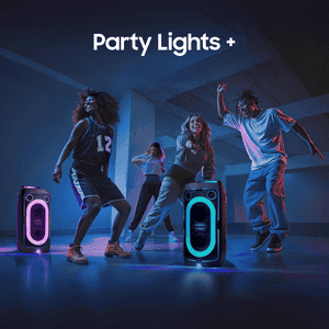 Samsung Bluetooth Party Sound Tower | with in-Built Battery | 160 W | Party Lights | USB Input | Splashproof IPX4 | Black | MX-ST40F/XL