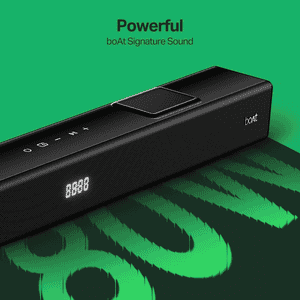 Boat Aavante Octave Plus  Soundbar | 80W Audio | Premium Black