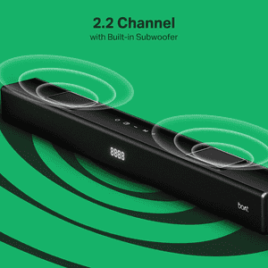 Boat Aavante Octave Plus  Soundbar | 80W Audio | Premium Black