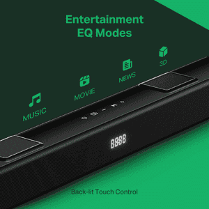 Boat Aavante Octave Plus  Soundbar | 80W Audio | Premium Black