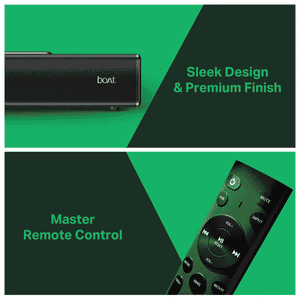 Boat Aavante Octave Plus  Soundbar | 80W Audio | Premium Black