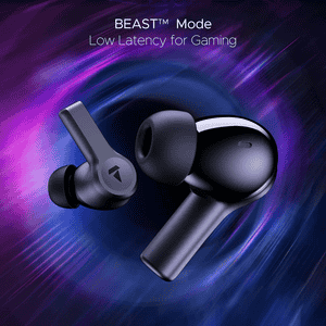 Boat Nirvana Lucid TWS Wireless Earbuds | Active Noise Cancellation | ASAP Charge | Gunmetal Black