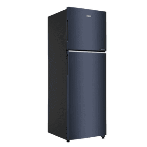 Haier Frost Free Double Door Refrigerator Flat Door | 268L | 2 Star | Graphite Black | HRF-3182IBGKA-P