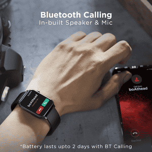 boAt Wave Call Smart Watch | Bluetooth Calling | Active Black