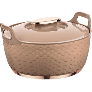 Asian Majestic Gold Insulated Casserole | 2500ML | Multicolor