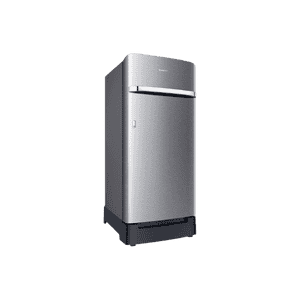Samsung Direct-Cool Single Door Refrigerator | 189 L | 5 Star | Single Touch Defrost | Elegant Inox | RR21H2H25S8/HL