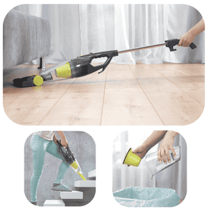 HEUGOR Storm Vac 900W 3-in-1Vacuum Cleaner | 14.5 kPa Suction | 600ml Dust Bin | Multi-Surface Cleaning | Compact for Home & Car