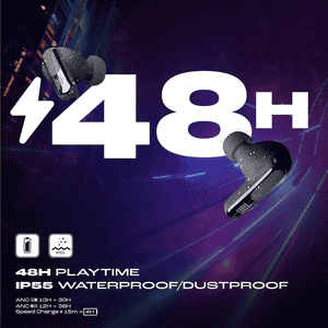 JBL Live Beam 3 TWS Hi-Res Audio True ANC Wireless Earbuds | Black | JBLLIVEBEAM3BLK