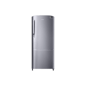 Samsung Direct-Cool Single Door Refrigerator | 183 L | 4 Star | Elegant Inox | RR20H2724S8/NL
