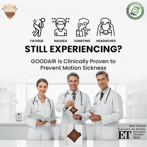 GOODAIR 3.0 Premium Car Air Purifier | Non-electric | Romantic Coffee