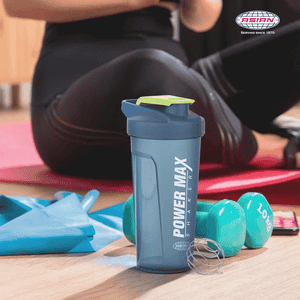 Asian Plastic Plastowares Power Max Shaker | 750ML | Sipper for Protein Shakes | Easy to Carry | Multicolors