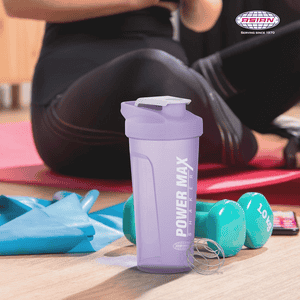 Asian Plastic Plastowares Power Max Shaker | 750ML | Sipper for Protein Shakes | Easy to Carry | Multicolors