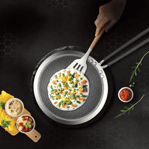 Milton Pro cook Hexa Tech Concave Stainless Steel Tawa | 26 cm