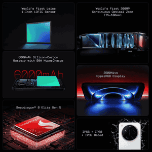 Xiaomi 17 Ultra 5G | 16GB | 512GB | Black