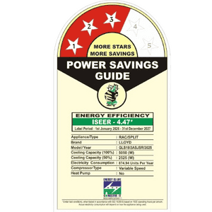 Lloyd Inverter Split AC | 1.5 Ton | 3 Star | White | GLS18I3ASJSR