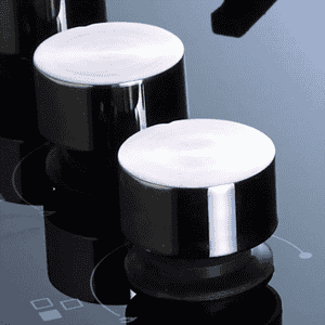 Elica Toughened Glass Top 3 Burner Automatic Hob | Black | RG FLEXI 360 LOTUS IND HD BRASS