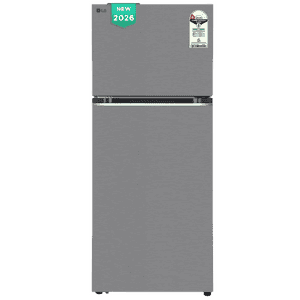 LG Frost Free Double Door Refrigerator | 380 Litres | 1 Star | Dazzle Steel | 2026 Model | GLT3816NFDS