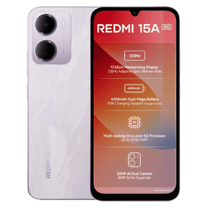 Redmi 15A 5G | 4GB | 64GB | Amaze Purple