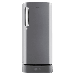 LG Direct Cool Single Door Refrigerator | Smart Inverter | 185 L | 5 Star | Shiny Steel | GLD1956ZAPZ