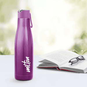 Milton Fame 1000  Thermosteel Water Bottle | Leak Proof Lid | Vacuum Insulated | Multicolors