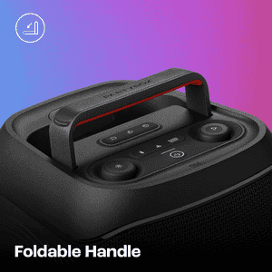 JBL PartyBox Club 120 Bluetooth Party Speaker | 160W | AI Sound Boost | Stereo Channel | Black | JBLPBCLUB120IN