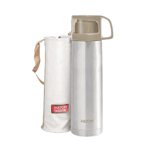 Milton Glassy Thermosteel Flask | 350 ml | Multicolors
