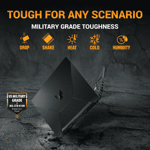 Asus TUF Gaming A15 Gaming Laptop | AMD Ryzen 7 170 Processor | 16GB | 512GB | RTX 3050 | 39.62 cm (15.6) | Windows 11 Home | Black | FA506NCQ-HN007WS