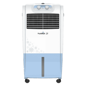 Havells Tuono Personal Air Cooler | 25 Litres | with Dust Filter Net | White Blue