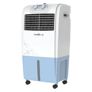 Havells Tuono Personal Air Cooler | 25 Litres | with Dust Filter Net | White Blue