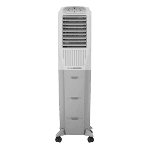 Havells Tower Air Cooler | with Low Water Alarm | 55 Litres | White & Grey | KOOLXPRESS-I