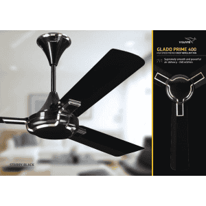 V-Guard Glado 400 1200 mm 3 Blade Ceiling Fan 1200 mm 3 Blade Ceiling Fan | Black